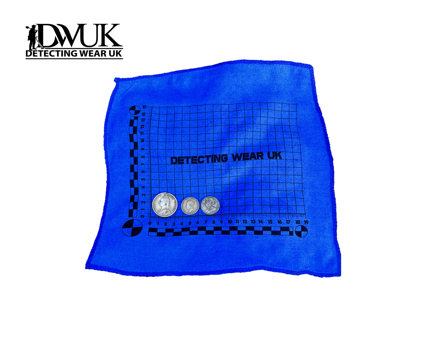 Microfibre cleaning cloth and scale