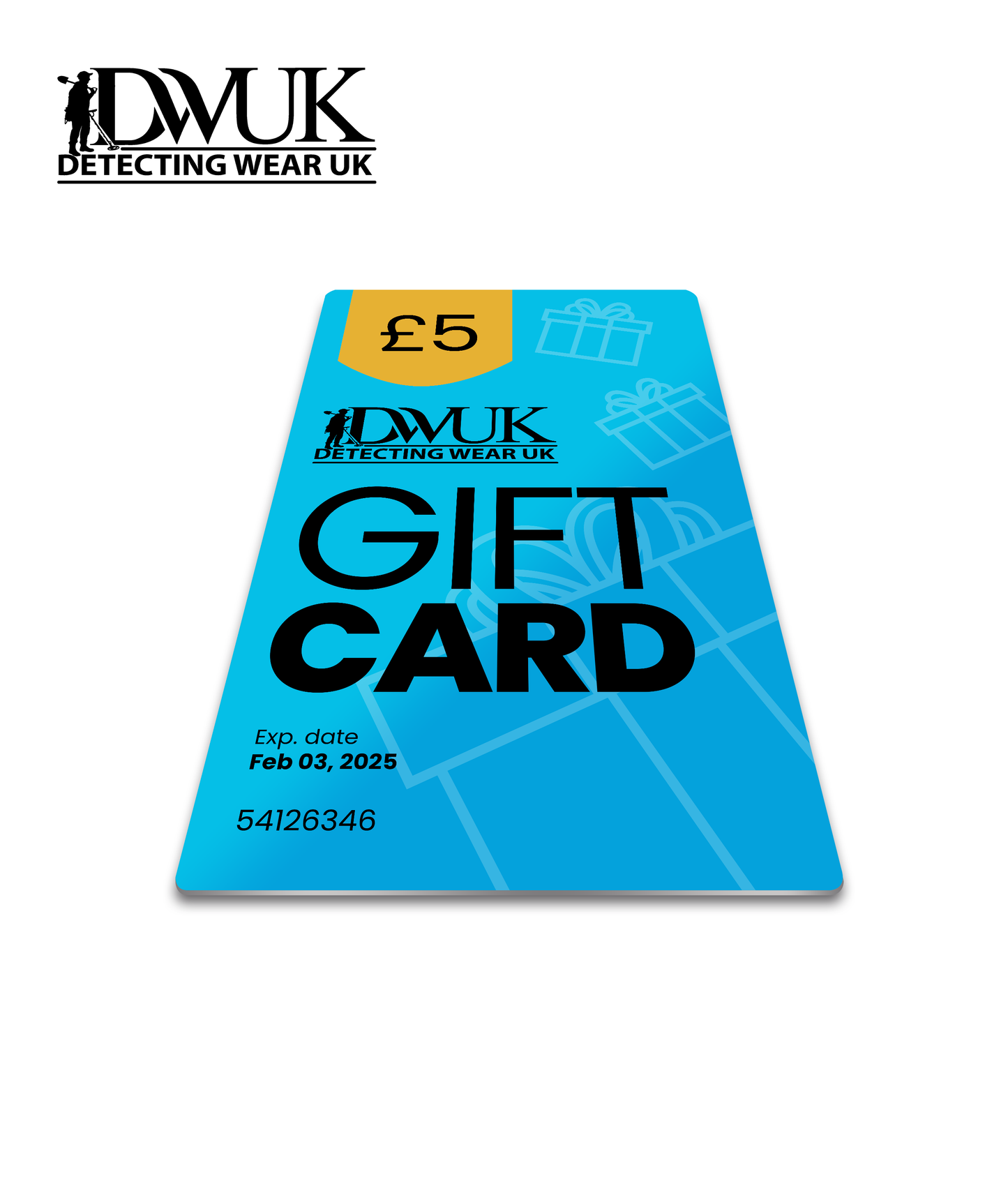 Detecting Wear UK Gift Vouchers