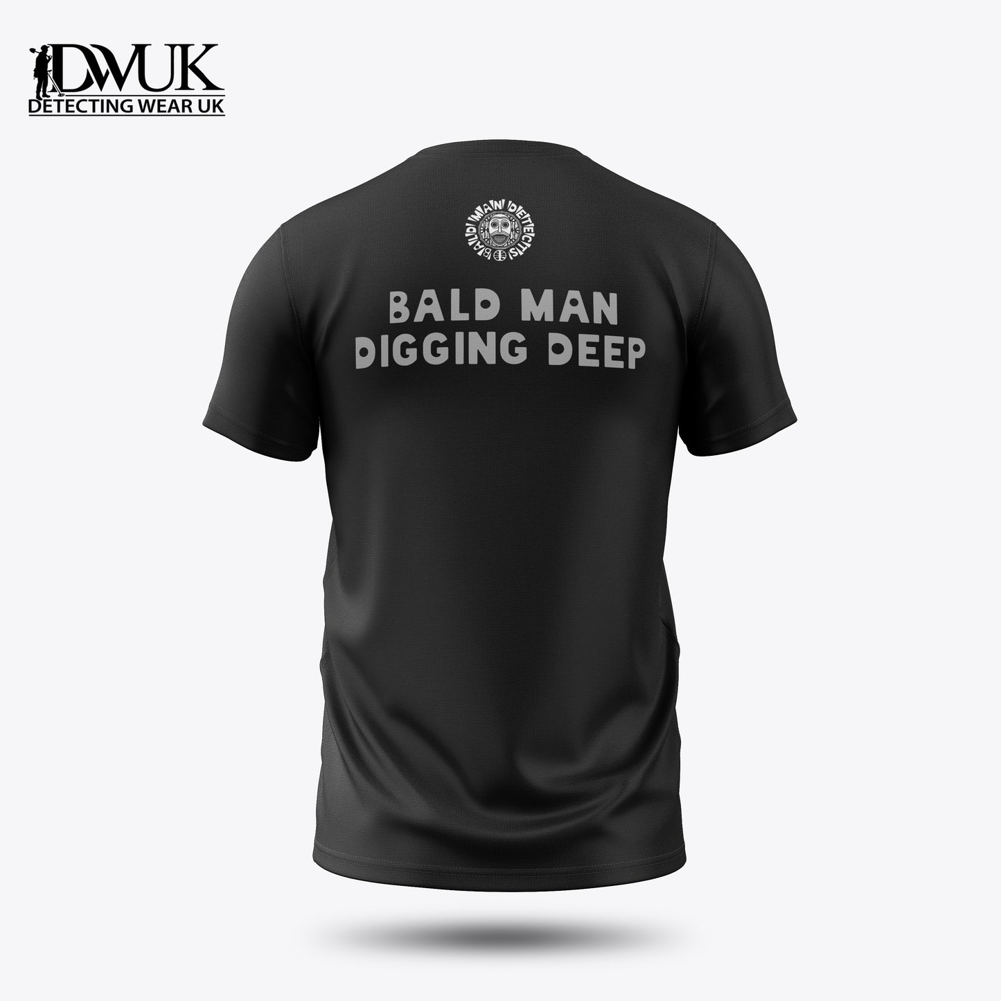 Bald man Detects Tshirt