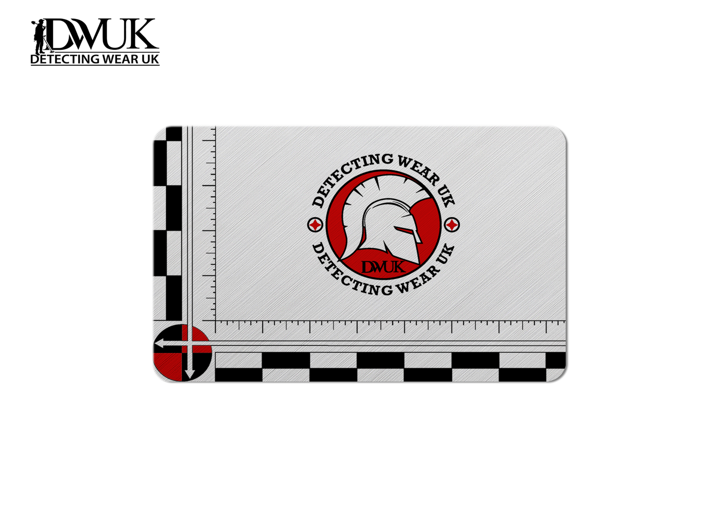 DWUK Roman Pocket Size Aluminium Scale Card