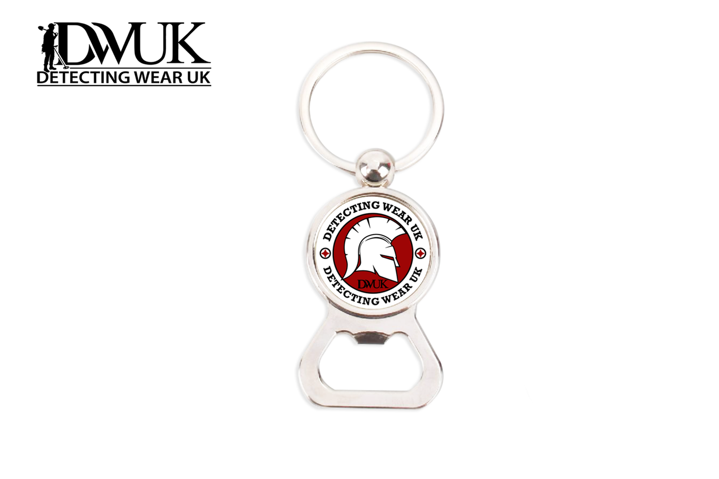 Detecting Wear UK bottle opener Keyring