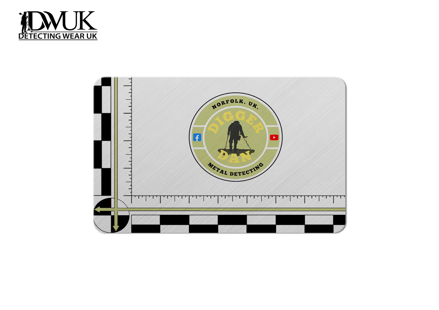 Digger Dan Aluminium Scale Card