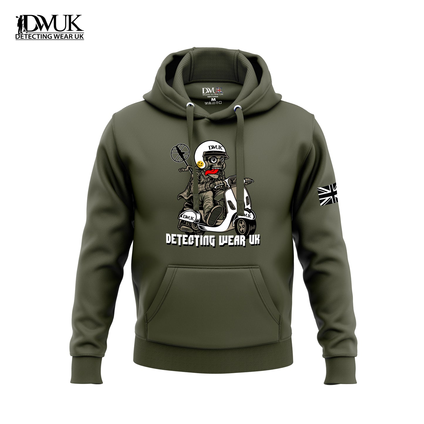 Detecting wear UK Mod hoodie