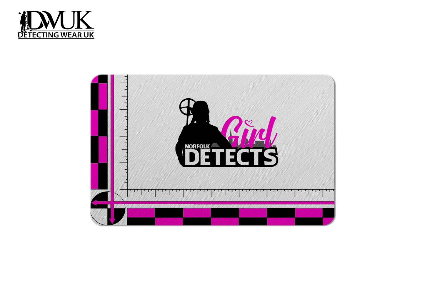 Norfolk Girl Detects Pocket Size Aluminium Scale Card