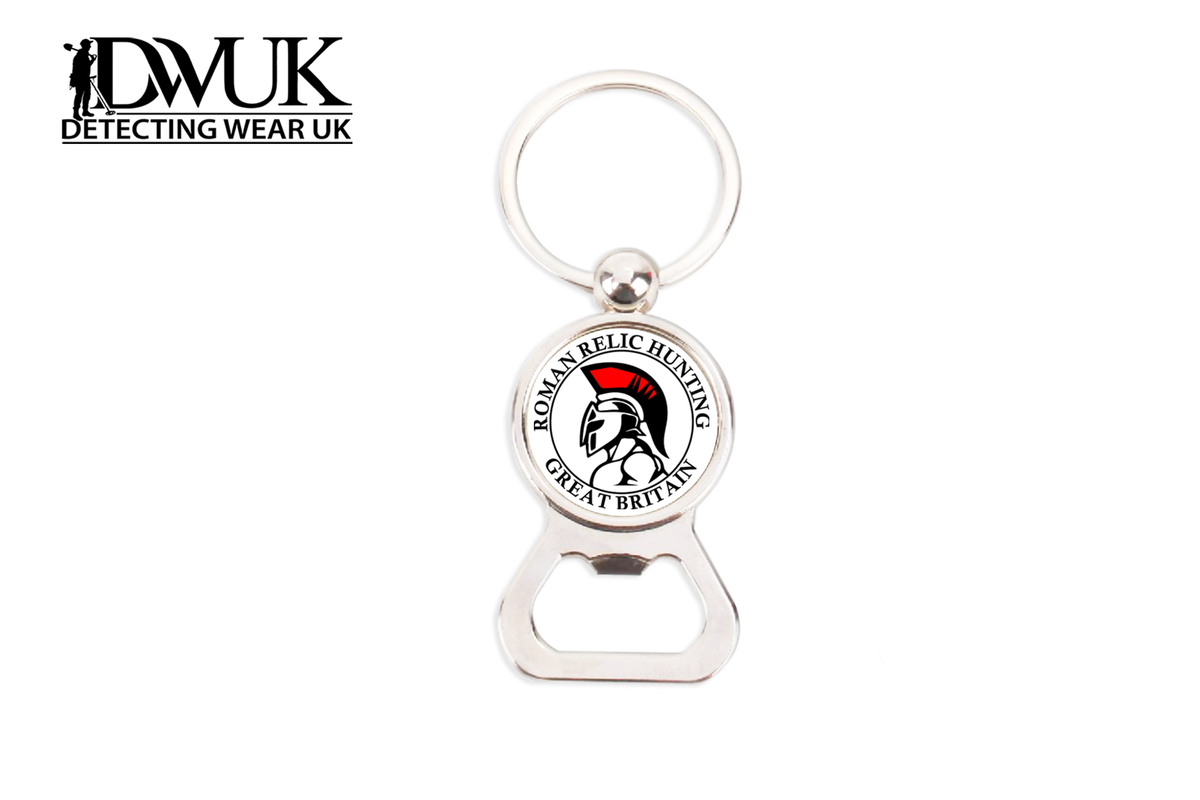 Roman Relic Hunting bottle opener Keyring Detecting Wear UK