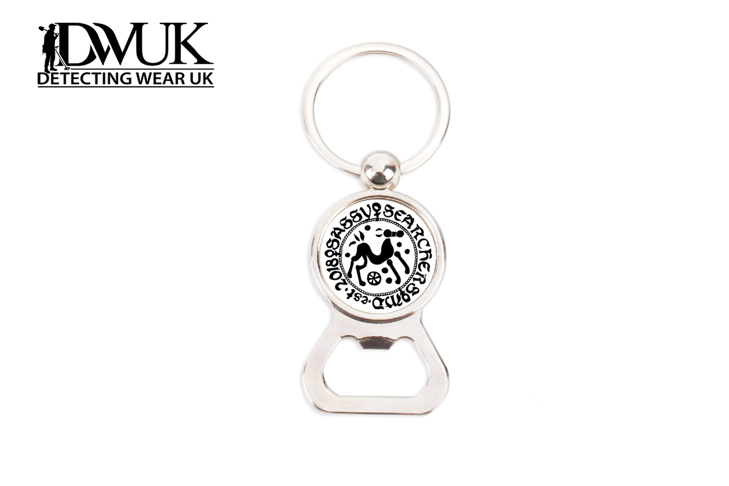 Sassy Searchers bottle opener Keyring
