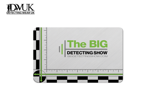 The Big Detecting Show Aluminium Scale Card