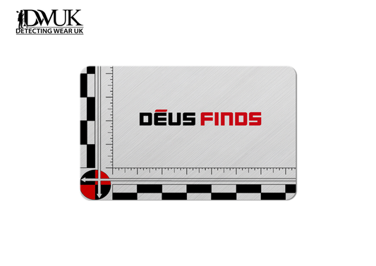 Deus Finds Pocket Size Aluminium Scale Card