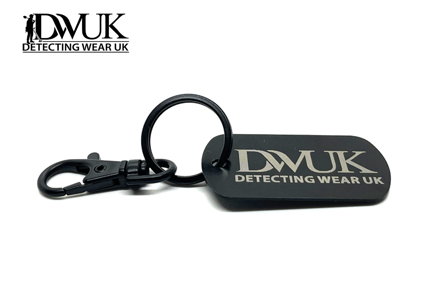 Detecting Wear UK Engraved Aluminium Keyring