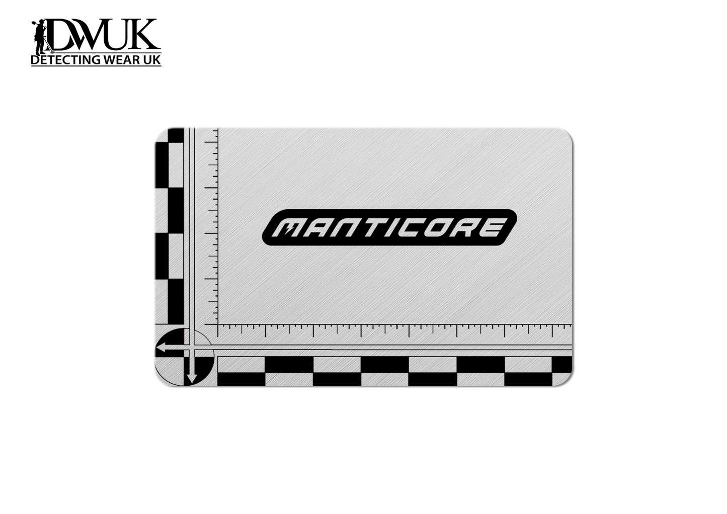 Manticore Pocket Size Aluminium Scale Card